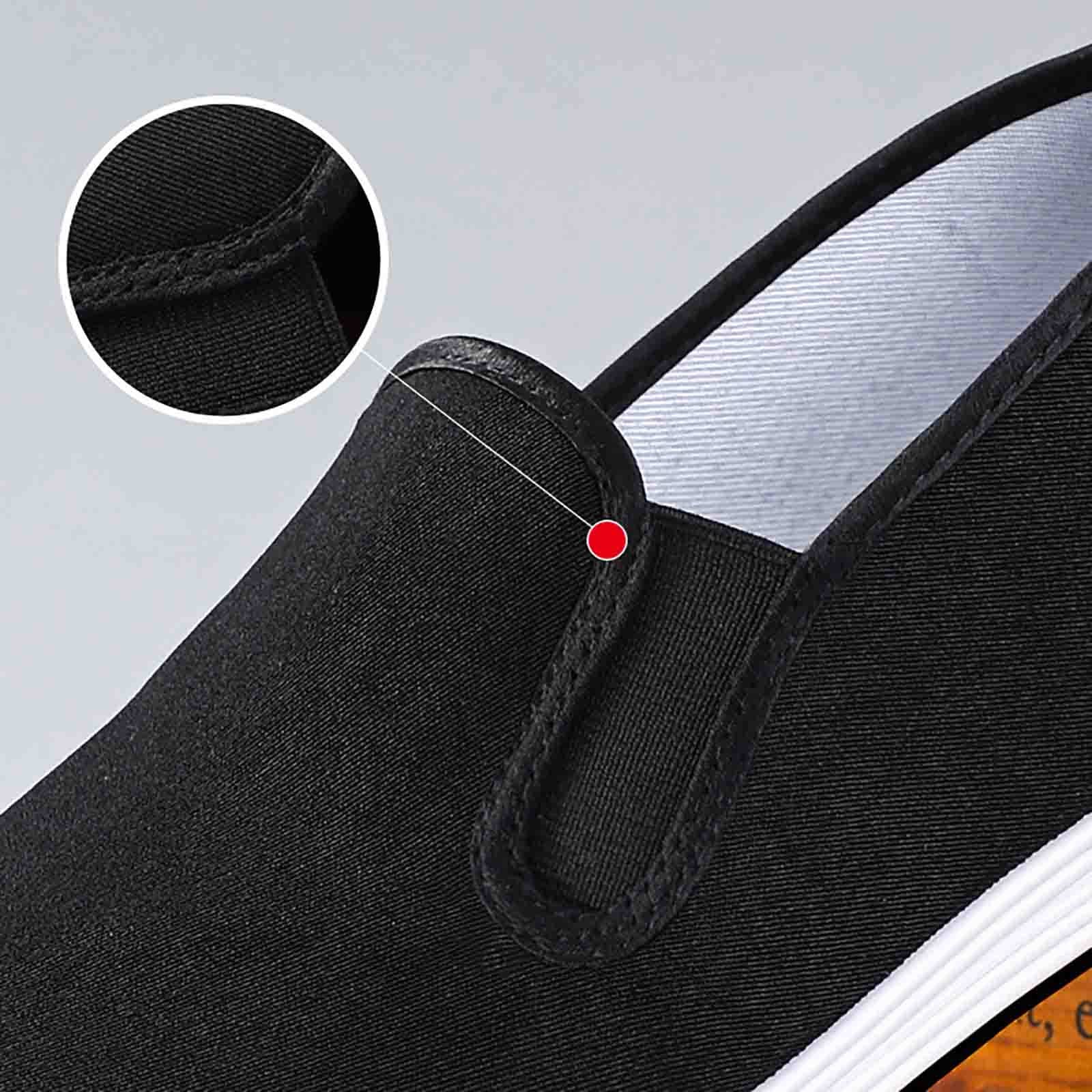 Scarpe da Lavoro da Chef Unisex Piatte, Scarpe da Kung Fu in Tessuto della Vecchia Pechino, Scarpe Tradizionali Cinesi, Scarpe da Ginnastica in Tela Fatte a Mano con Suola in Gomma