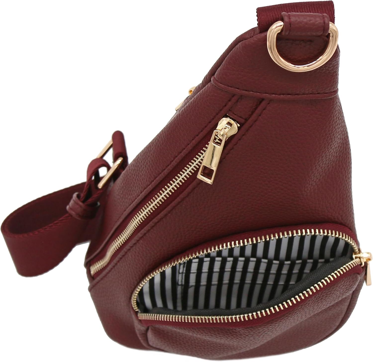 FashionPuzzle Compact Triangle Sling Bag | Compact