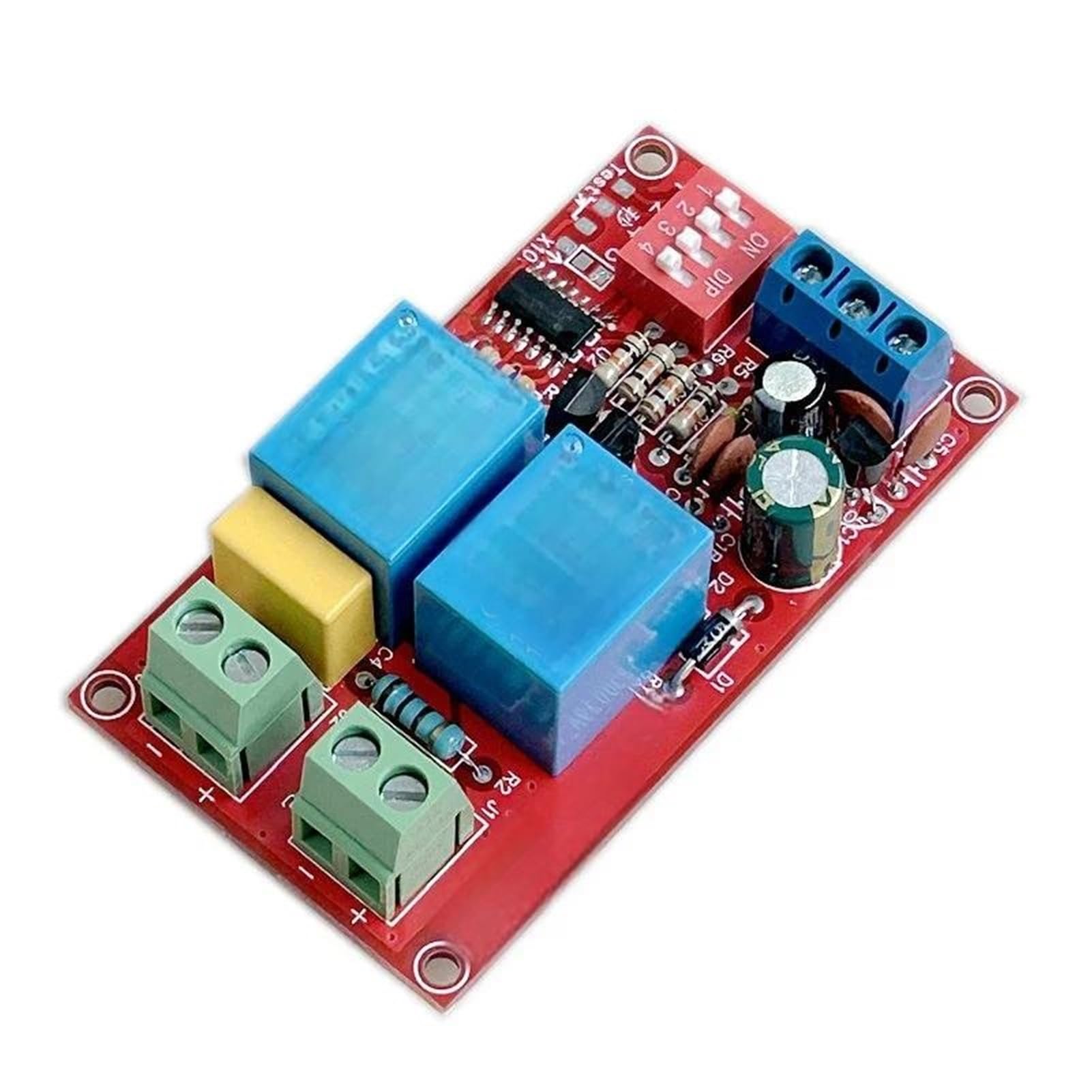 Módulo/controlador de motor CC 5V, 12V, 24V y 10A con avance retroceso, placa control conmutación 3/5/10 unidades pieza de reparación(3pcs,DC 12V)