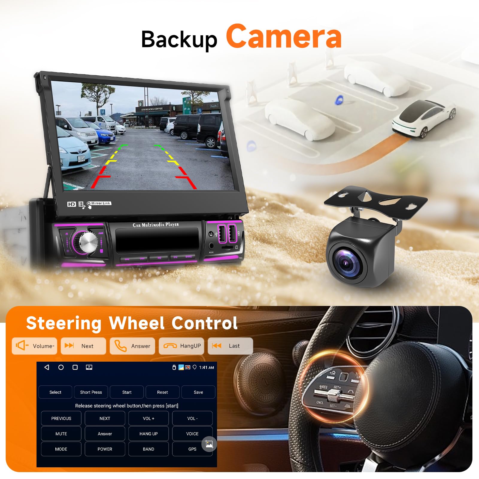 スマホ対応♪ワイヤレスカーステレオ スマホ対応♪ワイヤレスカーステレオ