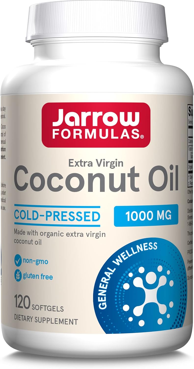 Jarrow Formulas Extra Virgin Organic Coconut Oil 120