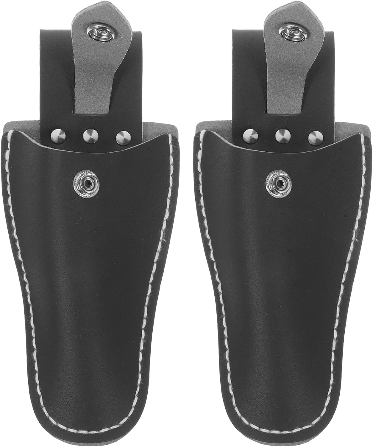 BESTOYARD Garden Pruner Leather Sheath 2 Pack Protective Cover for Pruning Scissors 8.27 X 3.54 X 1.57 Inch Portable Case for Outdoor Gardening Tools