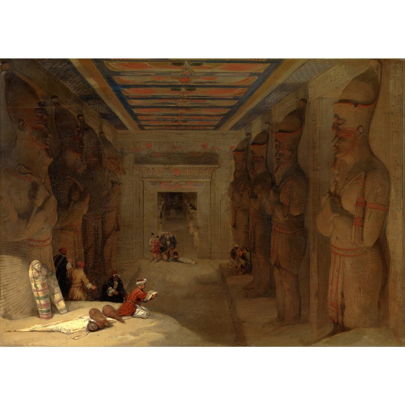Impression giclée Abu Simbel David Roberts, la solution grand format pour habiller vos murs - 2