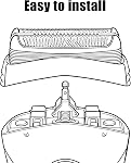 Tête de Rasoir de Remplacement 32B pour Série 3, Tête de Rasoir Adaptée pour S3 3000s 3010s 3020s 3030s 3040s 3050cc 3070cc 3080s 3090cc 310s 320 330 340 350cc etc.