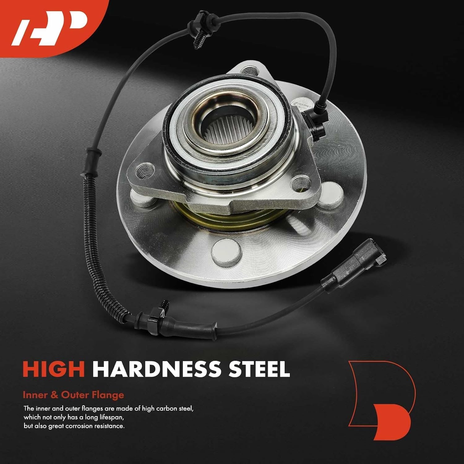 A-Premium Front Wheel Bearing and Hub Assembly with ABS 5-Lug Compatible with Ram 1500 2012-2018, 1500 Classic 2019-2022