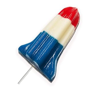 The Gummy Bear Guy World Famous Gummy Rocket PopTM - Cherry, Strawberry-Banana, Blue Raspberry - 0.5 lb