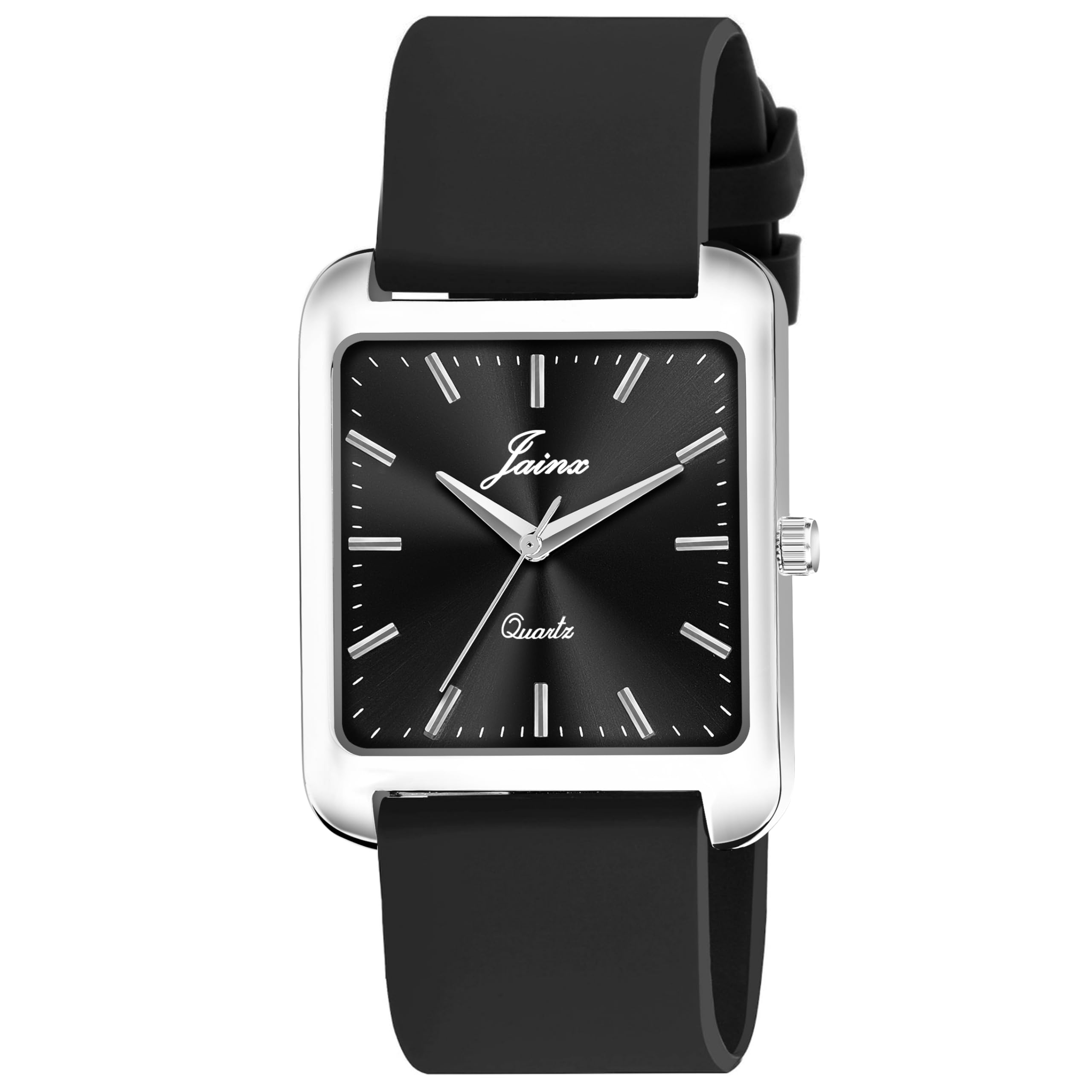 jainx Black Dial Silicone Band Analog Wrist Watch for Men & Boys - JM7177 (B0D81DRR95) Amazon Price History, Amazon Price Tracker