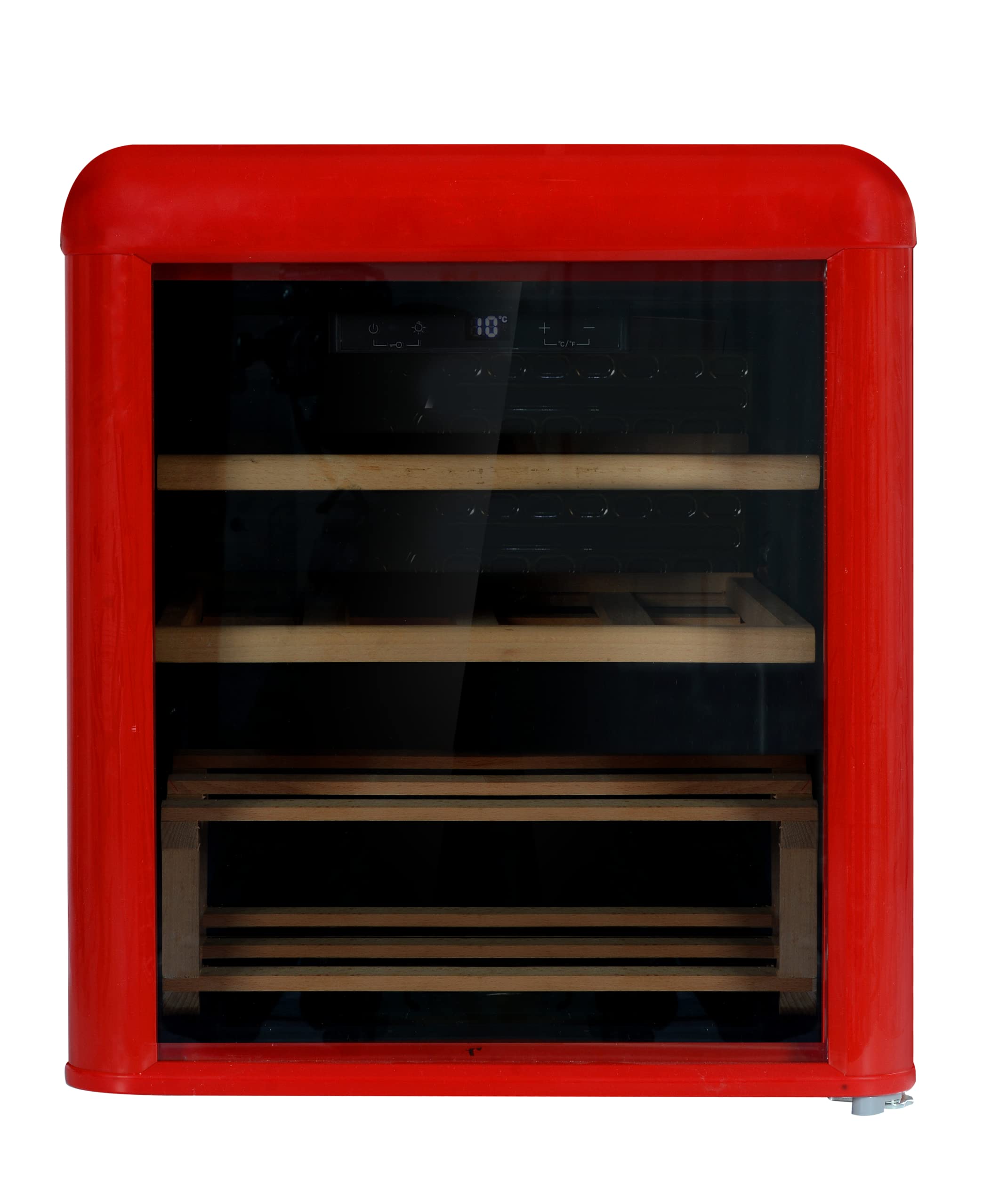Amica WKR 341 910 R Retro Weinkühlschrank 10 Flaschen 53,5 x 48cm Kompressor