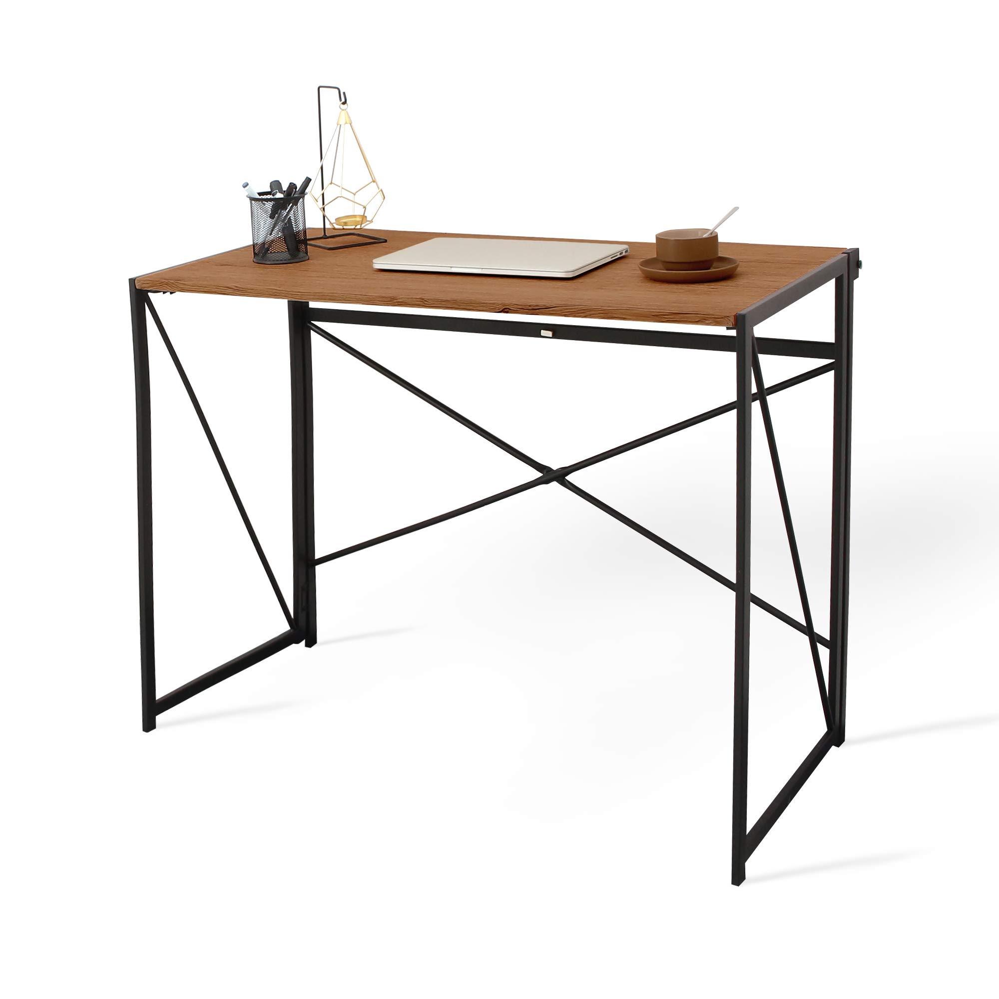 Buy Todeco Folding Computer Desk, Home Office Desks 37" Writing Study