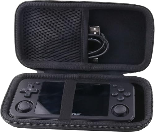 WERJIA Hard Carrying Case for RG351P/RG351M/RG353M Handheld Retro Game Storage Suitcase