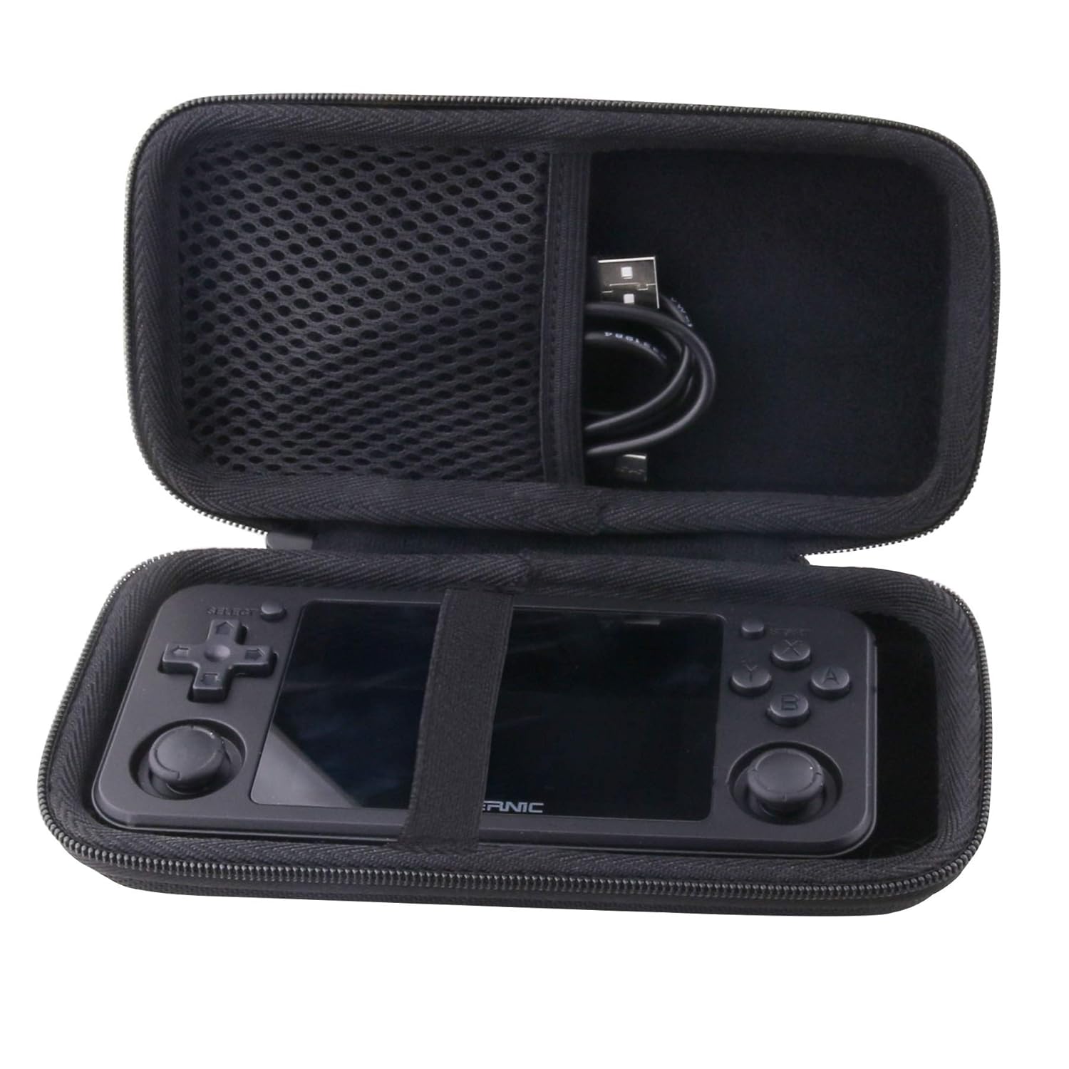 WERJIA Hard Carrying Case for RG351P/RG351M/RG353M Handheld Retro Game Storage Suitcase