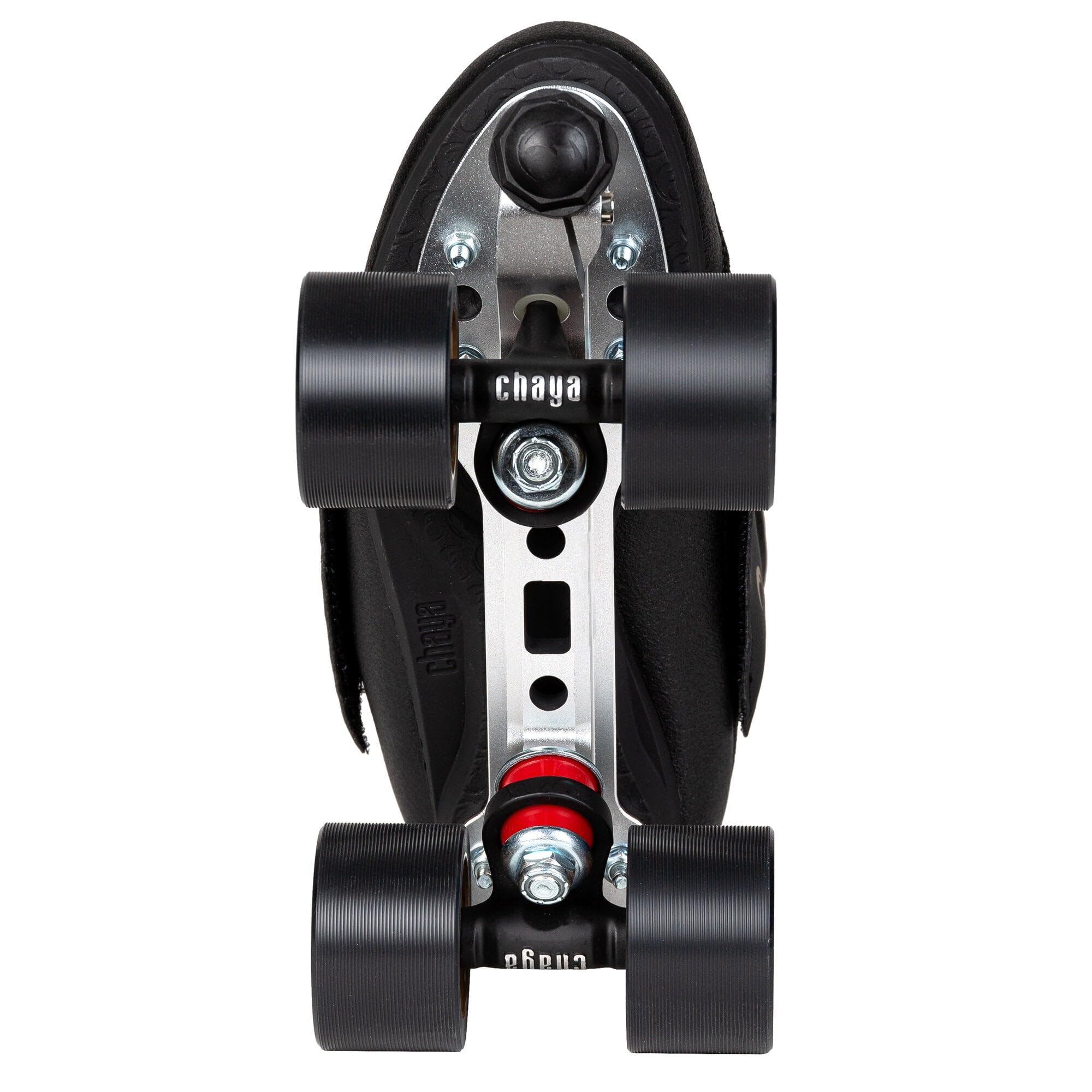 Chaya Rollschuhe Chameleon High - Roller Skates für Damen und Herren im Retro-Look für Roller-Disco - Roll-Schuhe in Schwarz