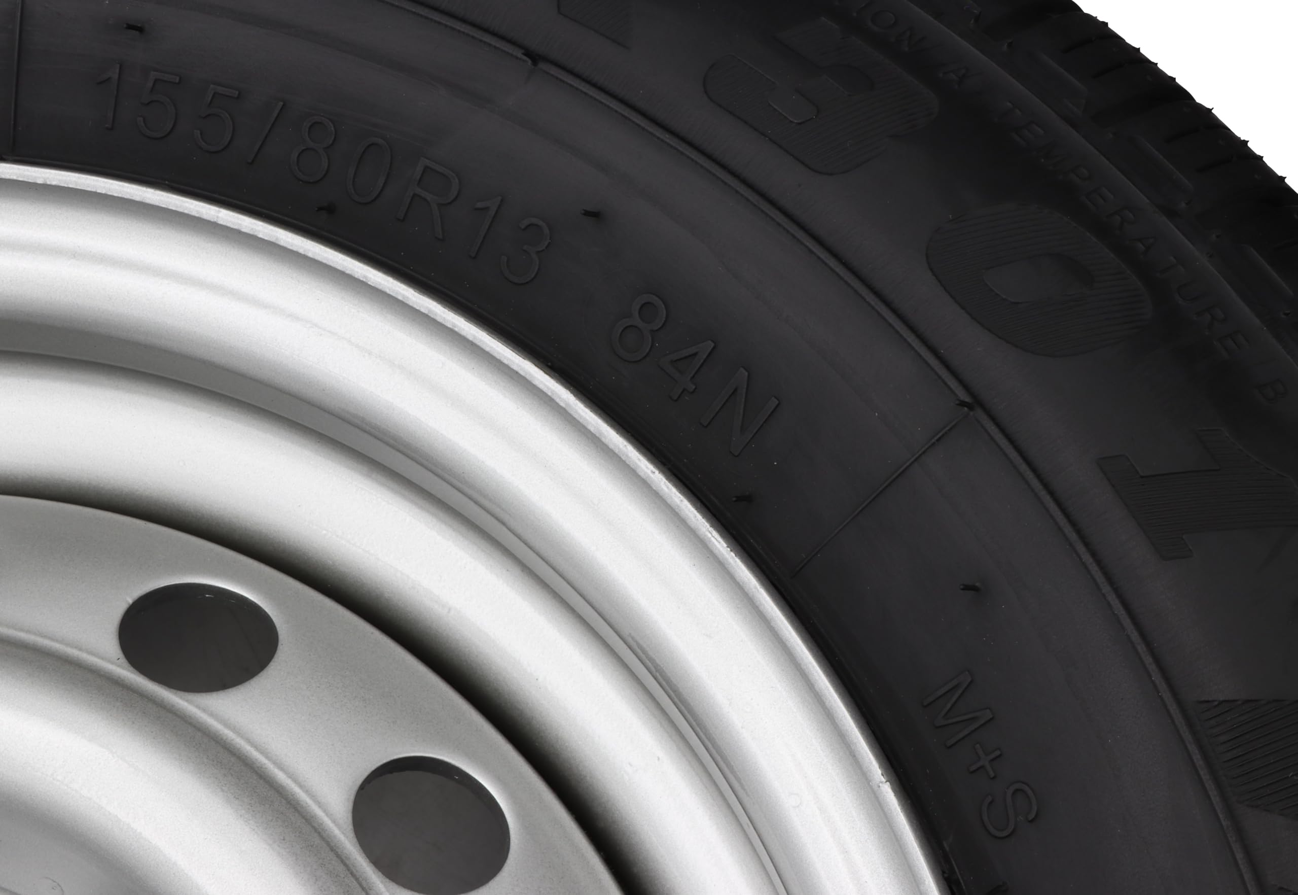 Komplettrad 155/80R13 84N 112x5, !! 5 LOCH !!155 R 13 PKW Anhänger 4,5 Jx13 Reifen Anhängerrad