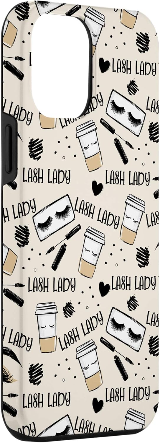 iPhone 12 Pro Max Eyelash Tech Lash Lady Esthetician Gifts For Makeup Artist Case