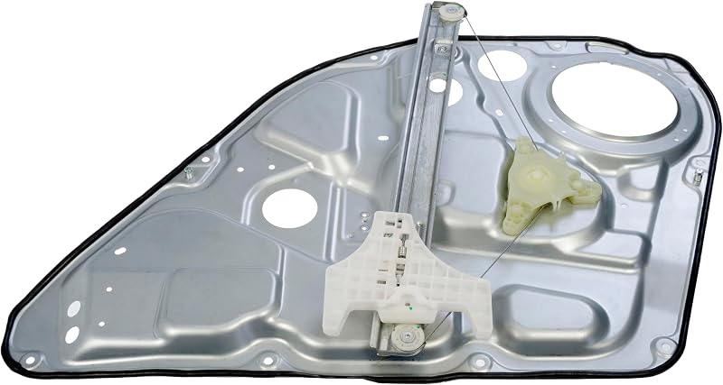 Máquina de vidro elétrica traseira esquerda Dorman 749-344 para Hyundai Genesis 2009 a 2014 – somente regulador