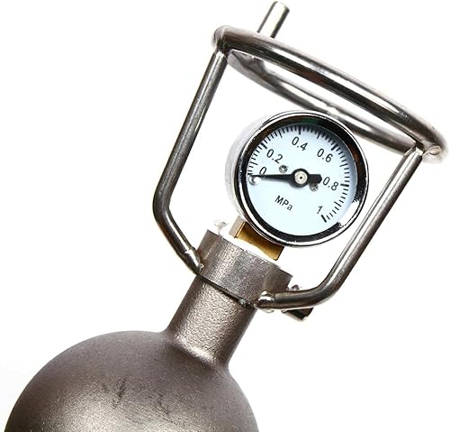 Miniatura 5 de Máquina tradicional de palomitas de maíz a la antigua, mini manivela de acero inoxidable, amplificador de comida de cañón de mano, máquina de