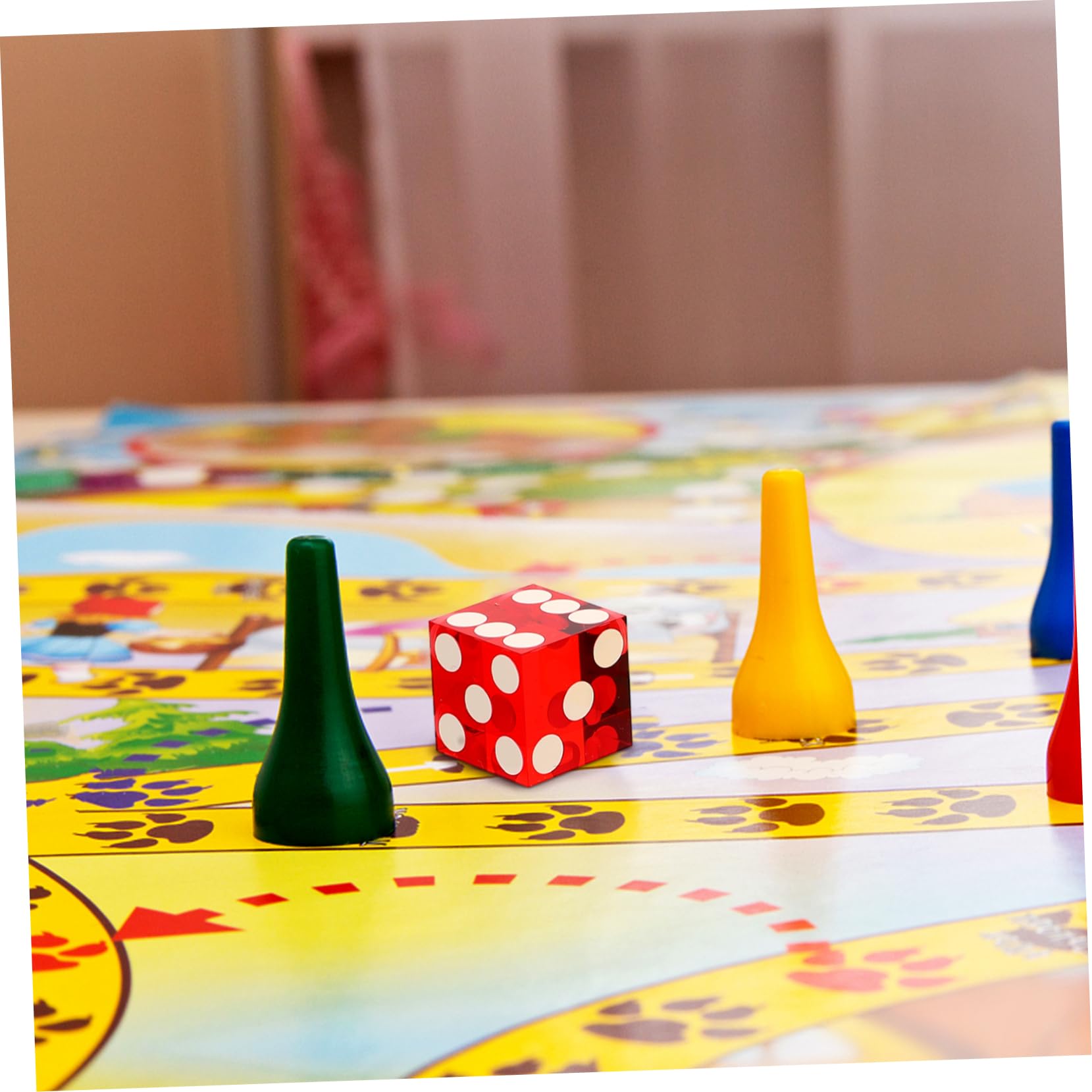 Toyvian 12stücke Präzisions-acrylwürfel Bunte Punkte Für Spiele Und Unterhaltung Lustige Spielwürfel Zufälligen Farben Für Partys Und Tischspiele