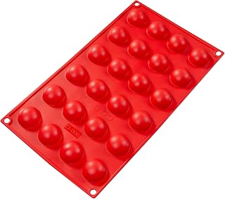Fat Daddio's SMF-006 Silicone Bakeware 24-Cavity Hemisphere (0.3 oz)