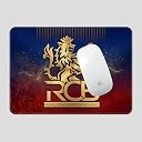 GoThriff IPL Cricket Theme Mouse Pad for PC | Anti-Slip Base, Overlock Stitched | Extended Gaming Mousepad Keyboard Mat | Cricket Fan Gift (RCB, Small) gallery image