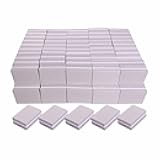 Nail Buffers (100 Pack), Mini Buffer Block Nail File for Acrylic Nails and Natural Nails, 100/180 Grit Nail Buffer Block Bulk Buffing Blocks for Nail Buff Professional Manicure File Blocks Set Gray