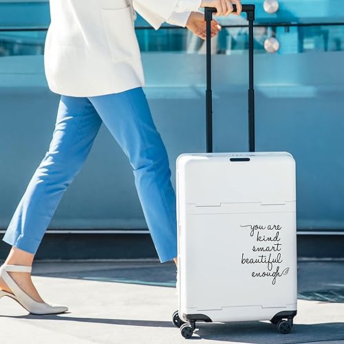 Miniatura 7 de You are Kind Smart Beautiful Enough - Calcomanía de espejo para auto afirmación de autoafirmación, calcomanía de pared de afirmación positiva,