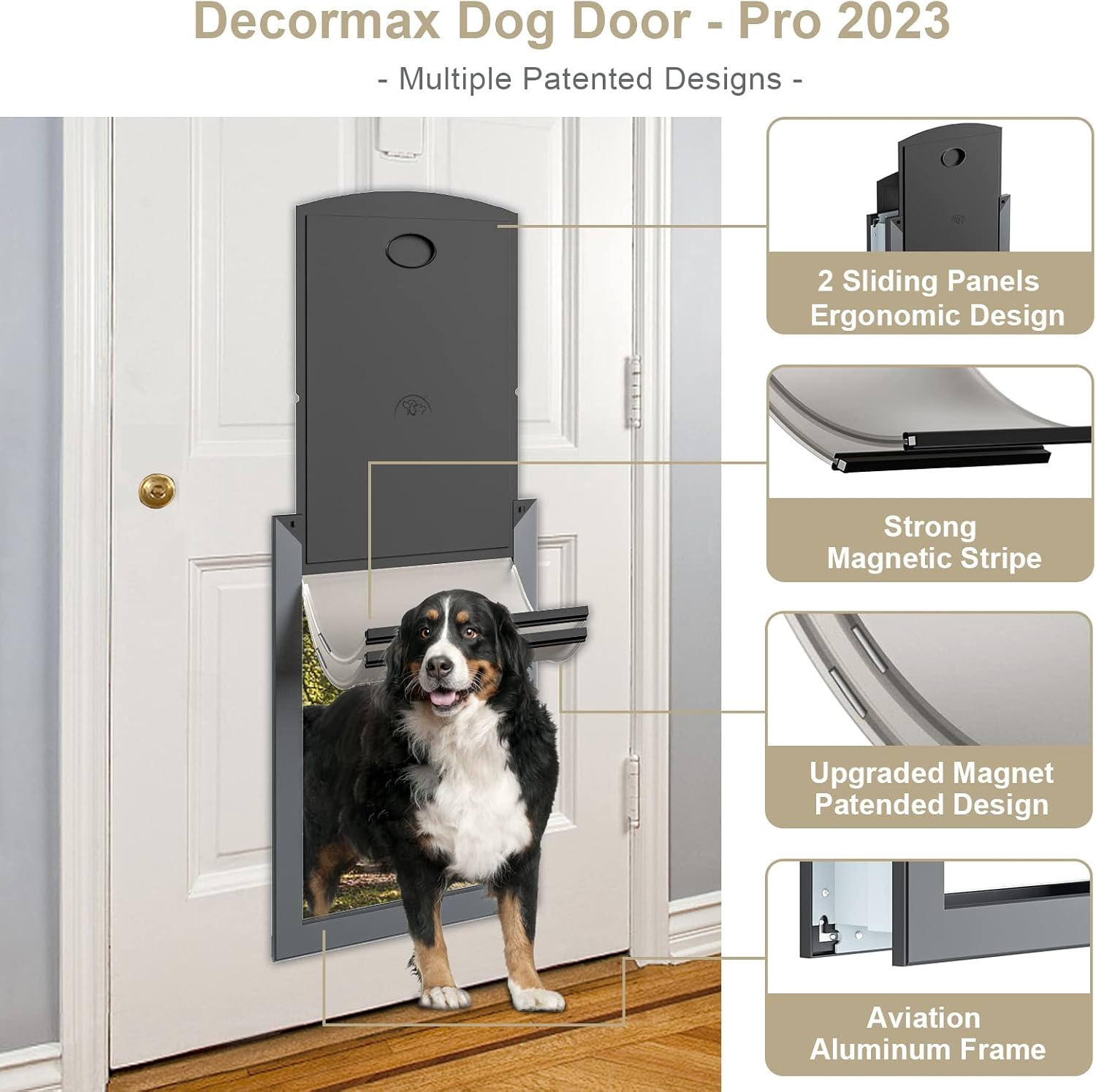 Buy Decormax Weatherproof Dog Door, Energy Efficient Extra Large Dog