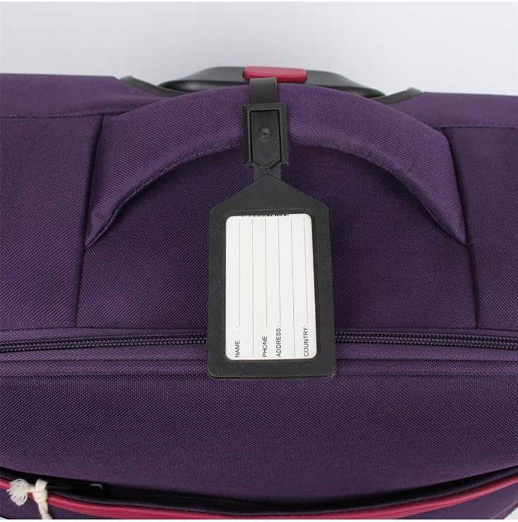 Bagacar Suitcase Name Aircraft Luggage Tag 6 Pcs