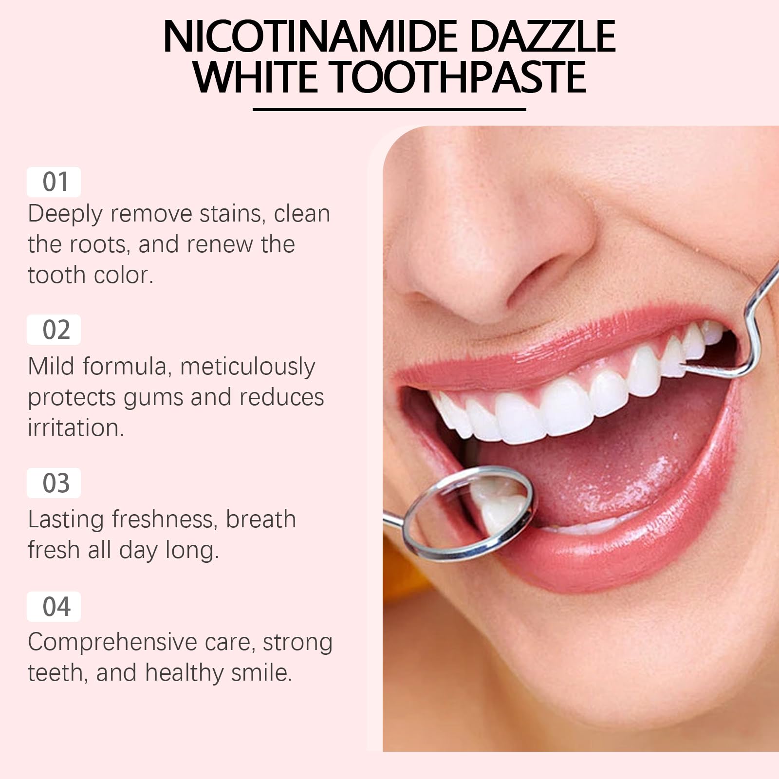 Vous Dentifricio, Dentifricio Complete Care, Dentifricio sbiancante naturale dei denti, freschezza a lunga durata, smacchiatore dentifricio naturale delicato per denti sensibili (6 pezzi)