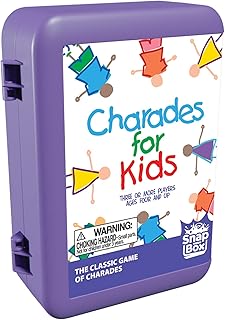 Charades for Kids Snap Box - The 'No Reading Required' Family Game in A Compact Travel Case by Pressman