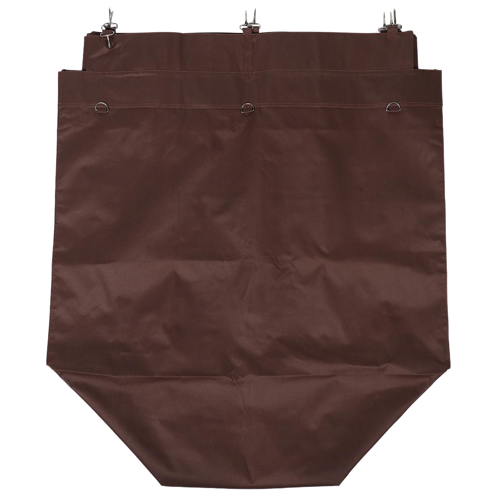 Beaupretty Bolsa en Tela Oxford Interior Lavandería de Carrito de 12l para Color Café Ganchos Metálicos, Extraíble y Compatible para Uso Doméstico y Limpieza Hotelera