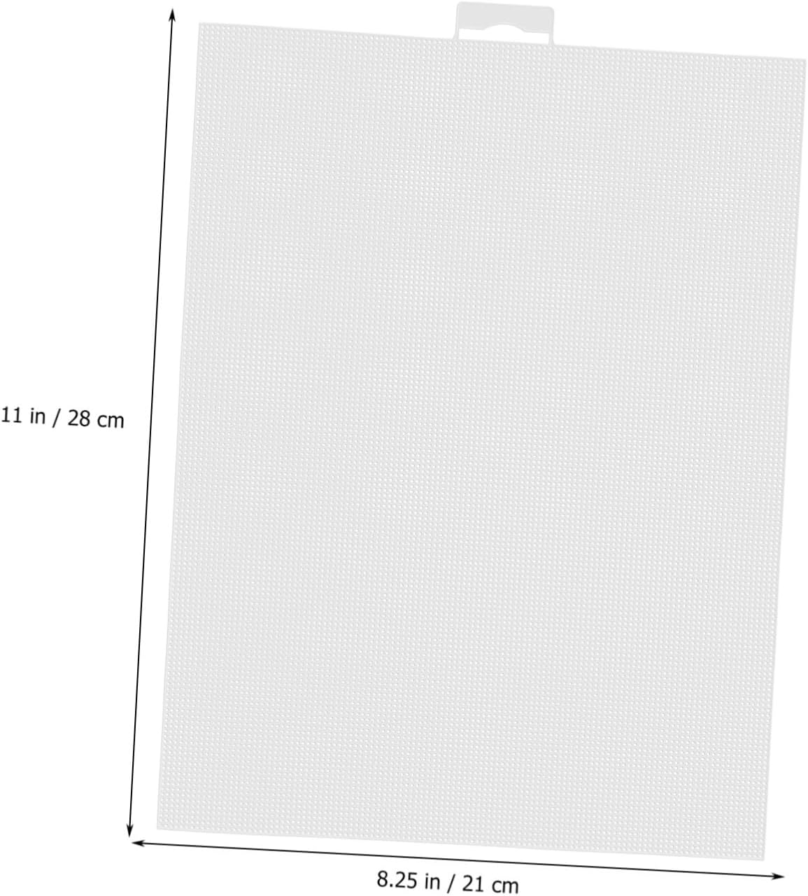 6pcs Plastic Canvas Sheets for Cross Stitch Embroidery Craft Kit Mesh Canvas Yarn Supplies