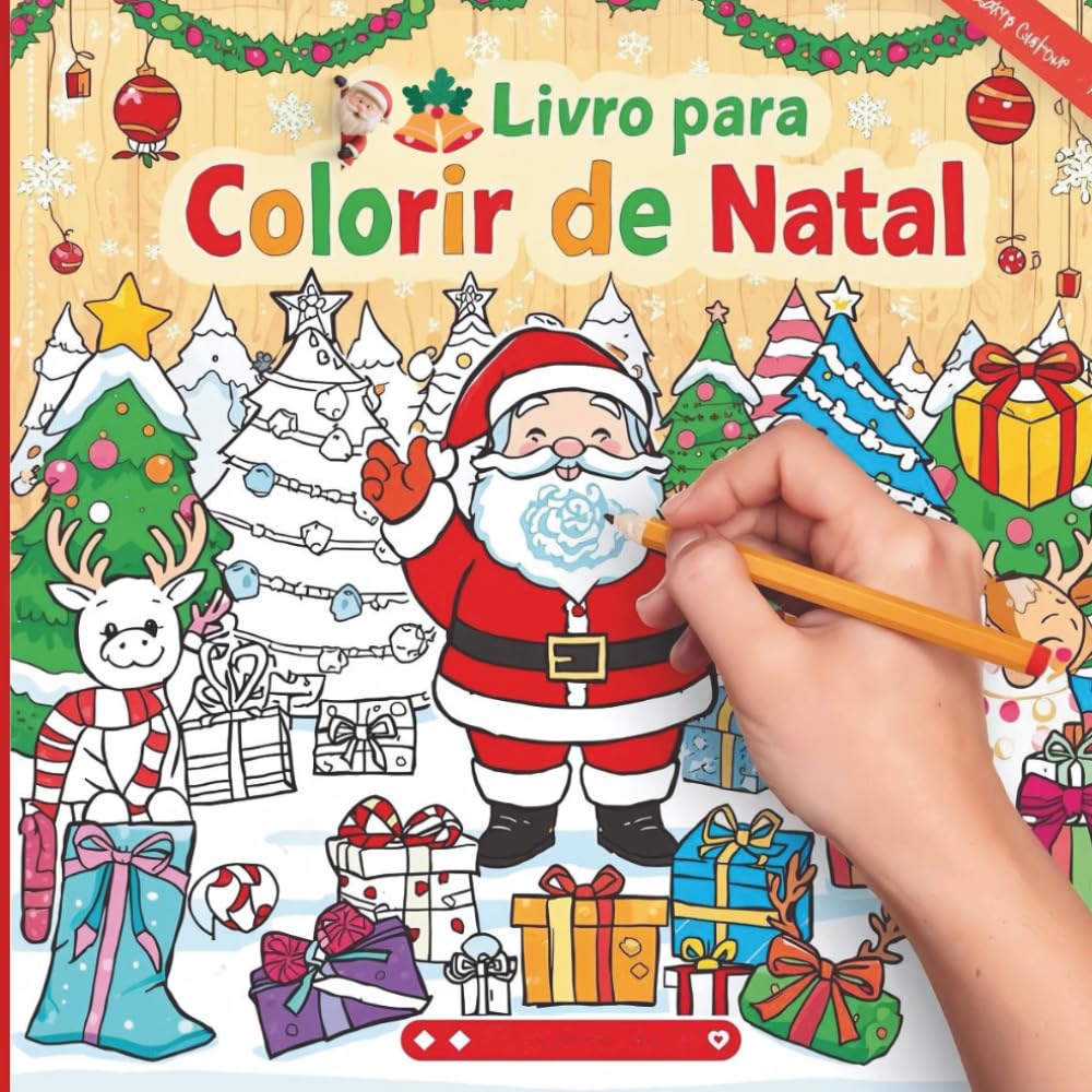 Livro para colorir de Natal