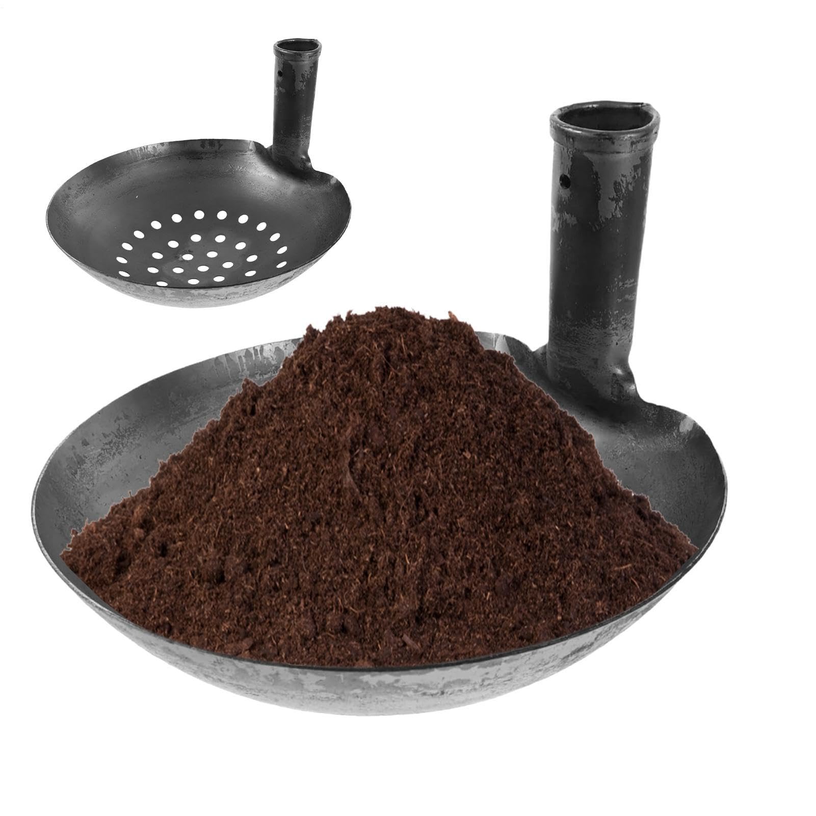 Pala de de metal, pala de acero resistente de 15 cm de ancho, herramienta de limpieza de barras, pala de eliminación de desechos y hojas al aire libre, adecuada para mantenimiento de