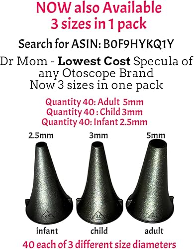 Miniatura 2 de 120 Specula pequeño para Doctor Mom Otoscope de 4ª y 5ª generación, perfecto para bebés y niños pequeños