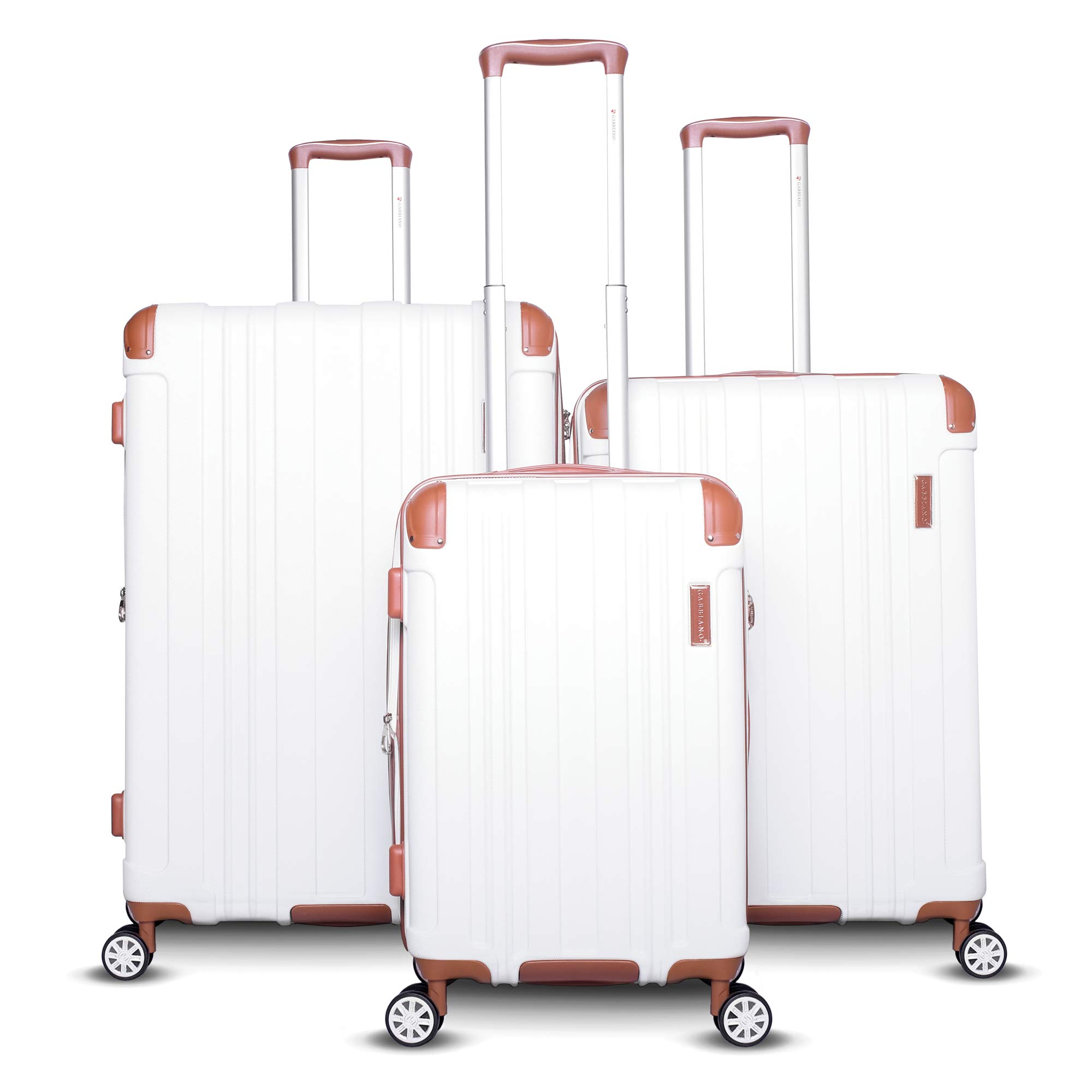 3 piece hardside spinner luggage set
