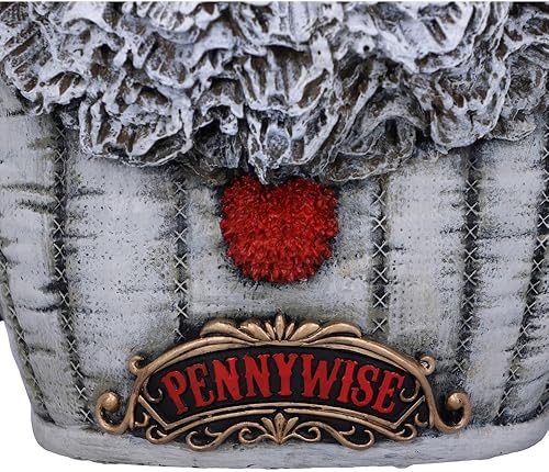 Miniatura 6 de Nemesis Now Busto Pennywise con licencia oficial de IT Capítulo 2, blanco, 11.8 in