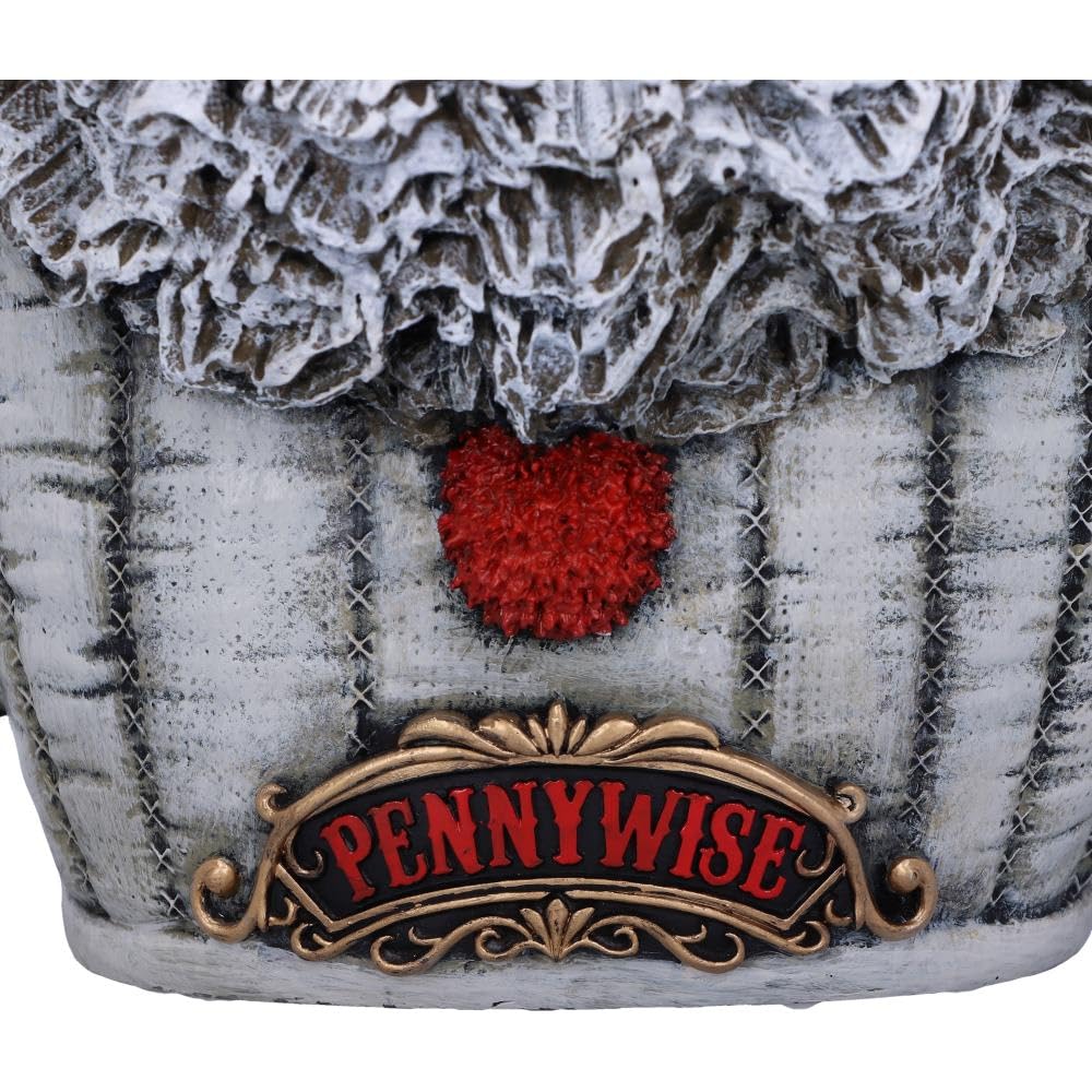 Nemesis Now Licenza Ufficiale IT Capitolo 2 Pennywise Bust, Bianco, 30 cm, Resina