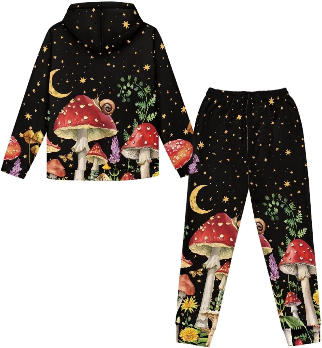 Renewold Kids Hoodie Sweatshirt and Jogger Sweatpants 2 Pieces Sweatsuits Set Girls Tracksuits Long Sleeve Activewear