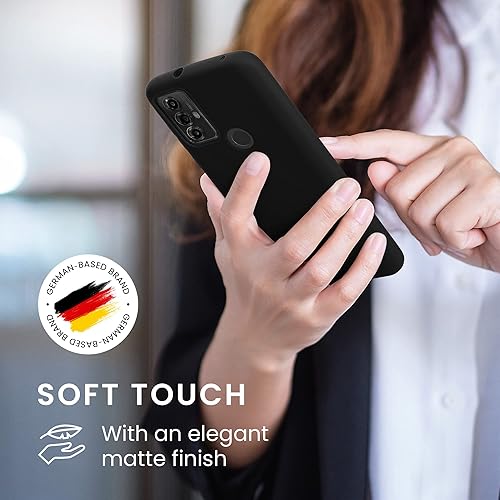 Miniatura 4 de kwmobile Funda compatible con Motorola Moto G Play (2023) - Funda protectora de silicona TPU suave y delgada - Negro mate
