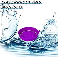 Vista 132 de zipelo Bling Car Cup Coaster, 2 Pack Universal Vehicle Anti-Slip Cup Holder Insert Coasters, Crystal Rhinestone Silicone Shockproof Drink Mat, Car