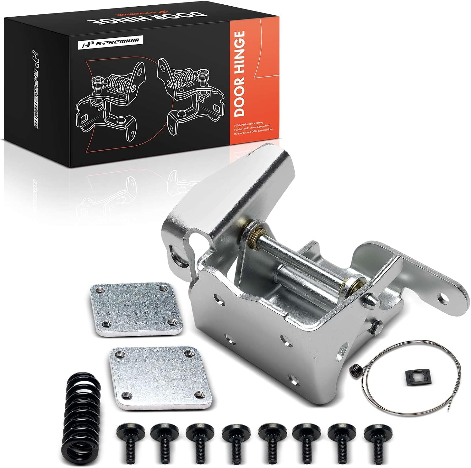 A-Premium Door Hinge Assembly Compatible with Chevrolet Blazer 1995-2005, S10 1994-2004 & GMC Jimmy 1995-2001, Sonoma 1994-2004 & Oldsmobile Bravada 1996-2001, Front Driver Upper Side