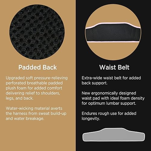 Vista 34 de AFP Demon - Cómodo arnés de protección contra caídas - Arnés de seguridad de cuerpo completo OSHA/ANSI PPE para trabajos de construcción