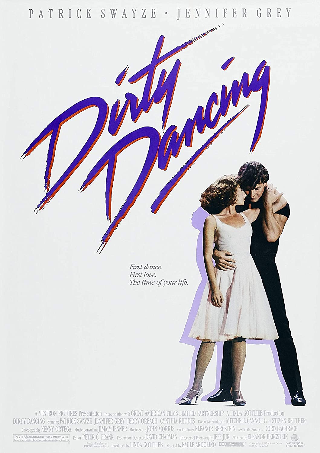Dirty Dancing v1 Classic Vintage Movie Poster Art Glossy Poster (A4 210 x 297 mm)
