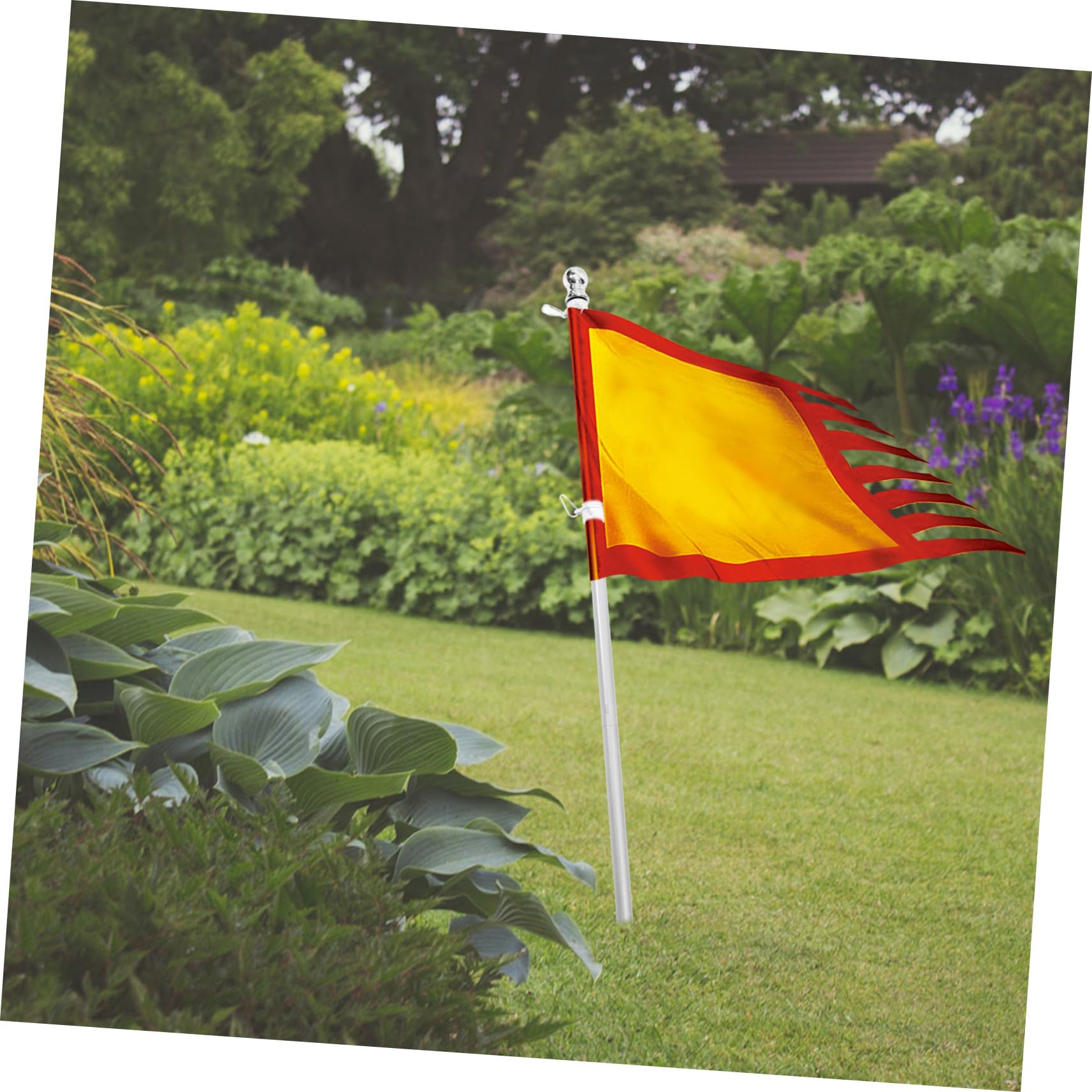 GALPADA Palo de Bandera de Acero Inoxidable Soporte de Rotación para Exteriores de Palos de Bandera para Jardín