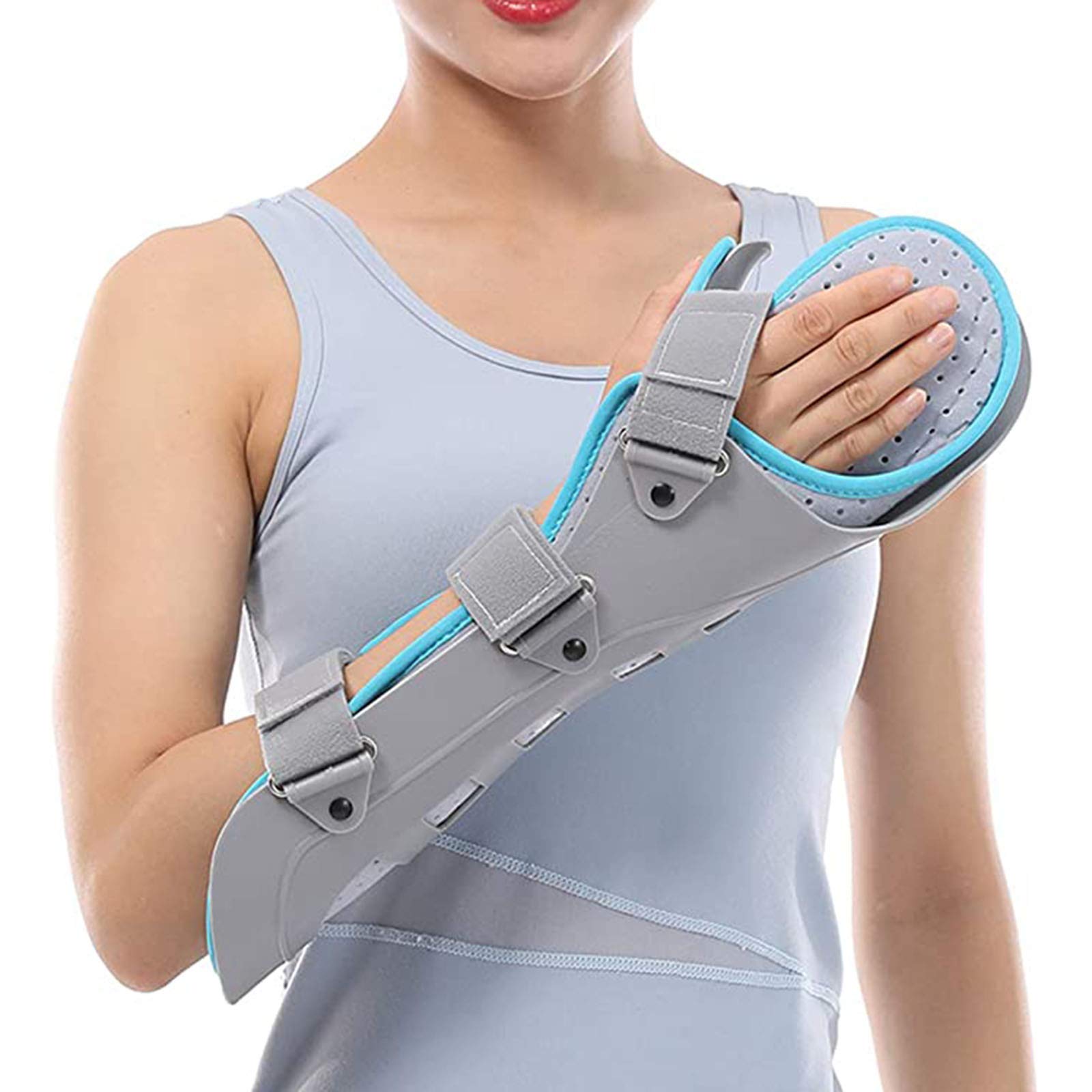 Fascia di Fissaggio per Fratture della Mano Riposo per Mano Stecca da Polso per Dito Tutore per Pollice Stabilizzatore Avvolgente per Artrite, Tendinite, Dolore al Tunnel Carpale,Left