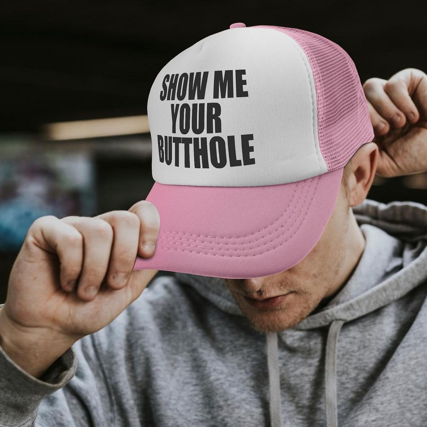 You Can't Make A Baby in The Butt Funny Hat, Unisex Novelty Cap
