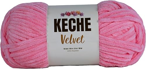 Miniatura 9 de Keche Hilo de terciopelo para ganchillo, manta de felpilla suave, voluminosa, hilo amigurumi, 3.53 oz (132 yardas), color blanco