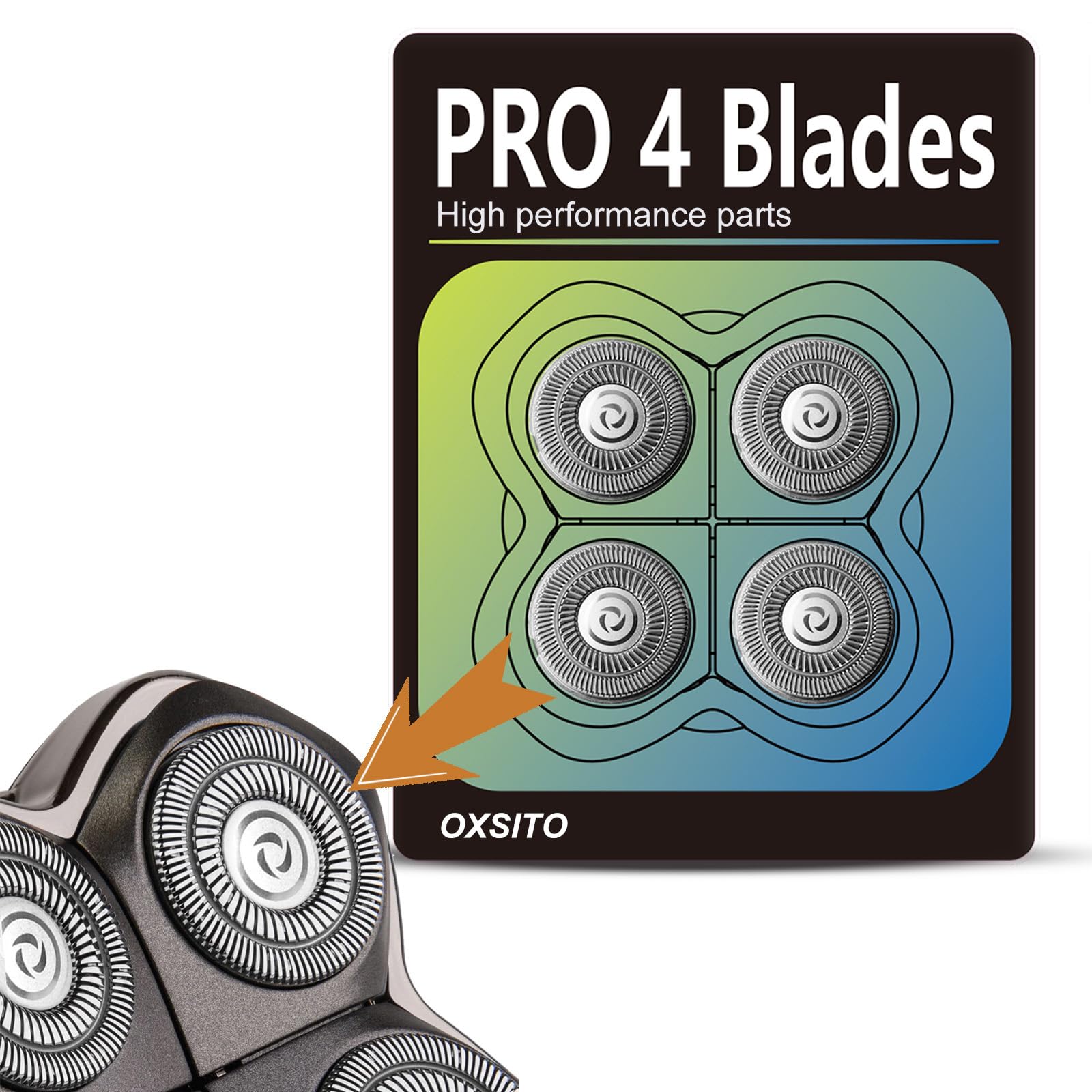 Pro Replacement Shaver Blades for Head, Face and Body Grooming