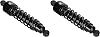 Progressive Suspension 412-4049B Black 12 Standard Replacement Rear Suspension Shock