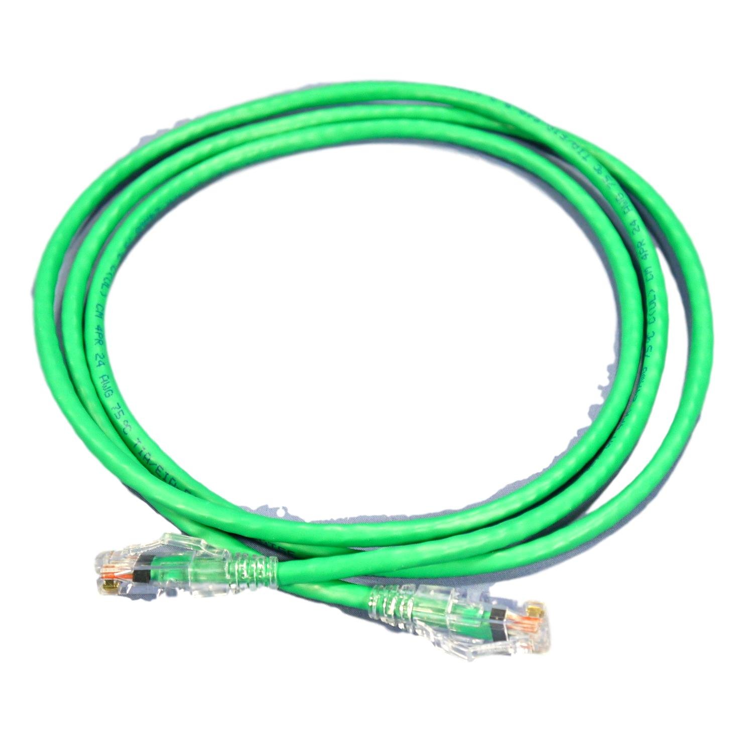 Câble GigaMax 5e Leviton 5D460-5G vert 1,5 m pour connecter ordinateur au réseau local filaire